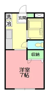 バンブーフェスタ【1階】の間取り