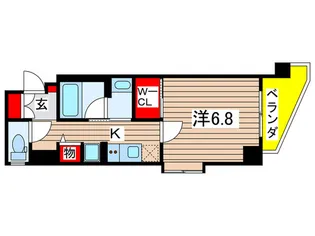 インプルーブ清澄白河【3階】の間取り