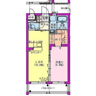 コンフォール霧島【5階】の間取り