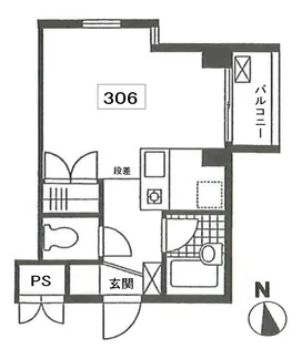 エスタディオN【3階】の間取り