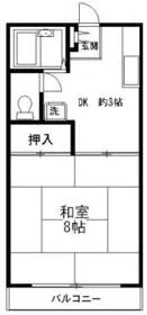 ローリエ水原【2階】の間取り