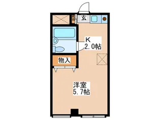第二坂和ビル【3階】の間取り