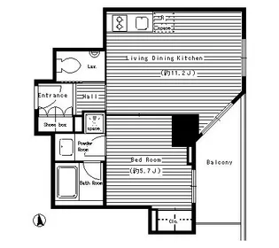 レガーロ西早稲田【8階】の間取り