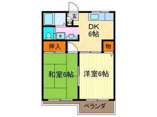 メゾン清水【2階】の間取り