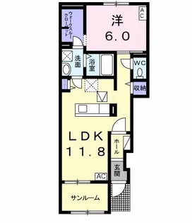 mare(マーレ)I【1階】の間取り