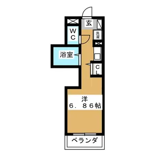 esperance【2階】の間取り