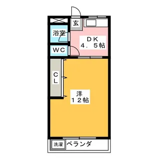 エクセル安藤【3階】の間取り