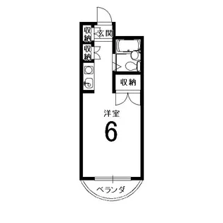 サンコート五條【2階】の間取り