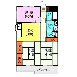 Dream Mansion 出水【2階】の間取り