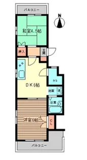 ベルコート代々木上原B【3階】の間取り