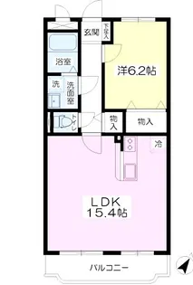 イマージュ貢川【3階】の間取り