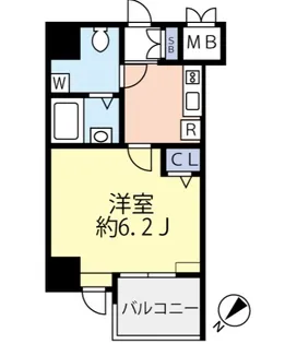 グランヴァンメトロI【4階】の間取り