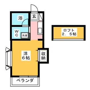 コーポヤマト・グランデ【1階】の間取り
