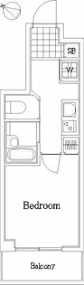 スカイコート日本橋人形町第5【4階】の間取り