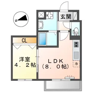 ソレイユ平和島【3階】の間取り