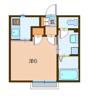 ヴェルデュ【1階】の間取り