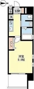 プレシャスコート金山【8階】の間取り