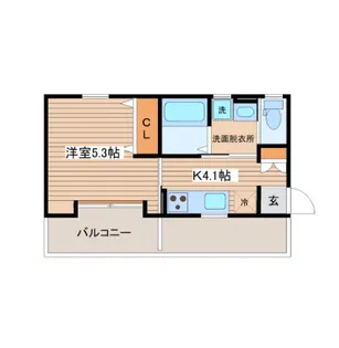 Montanas【3階】の間取り
