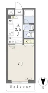 SS・Confort【3階】の間取り