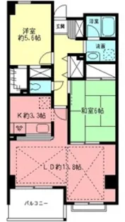 カラウス梶ヶ谷【2階】の間取り