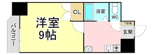 アリエス城野【4階】の間取り