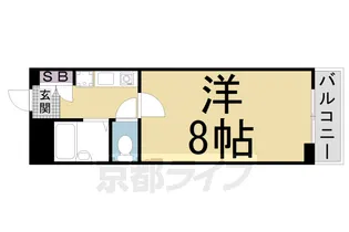 カーサー高村(3F以上は学生専用)【2階】の間取り