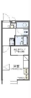 レオパレス下八重田【2階】の間取り