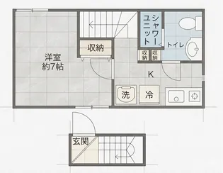MOK.A-Osaki【2階】の間取り