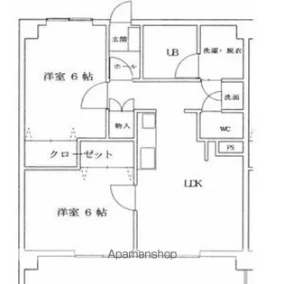 西荘ビル【2階】の間取り