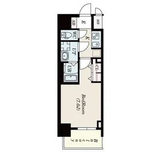 S-RESIDENCE名駅North【2階】の間取り
