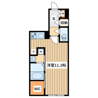 シャーメゾン昭島【2階】の間取り