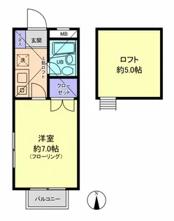 スプリングクリーク【1階】の間取り