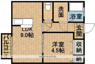 アービル篠原【2階】の間取り