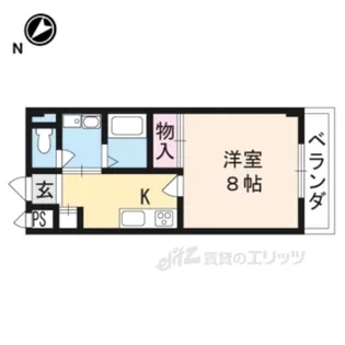 エクセレント中村3【2階】の間取り