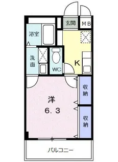 Link ノーヴァ【4階】の間取り
