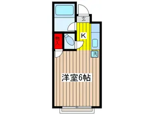 マドレ-ヌ多摩【1階】の間取り