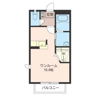 ヒルズコート湘南台【1階】の間取り