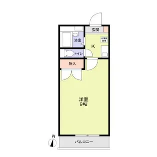 ベイヒルズA【3階】の間取り