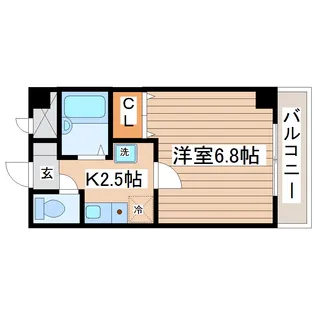 ガーデンプレイスT&T【5階】の間取り