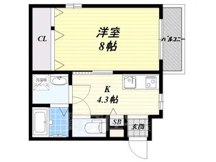 GOODY【3階】の間取り