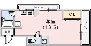 フラワービルディング【3階】の間取り