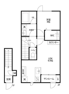 cocoa【2階】の間取り
