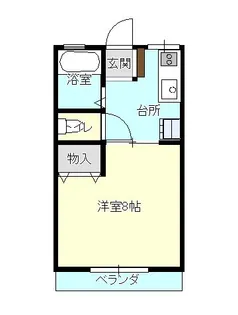 プチ・シャトー【2階】の間取り