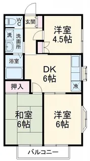 ハイツクリフサイド【2階】の間取り