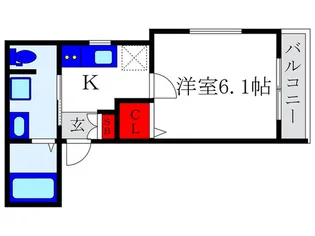 L&CスターハイツNO.12【2階】の間取り