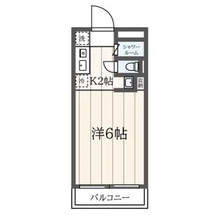 コーポサンライズ【2階】の間取り