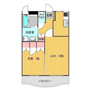 アステロード曙【3階】の間取り