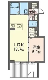 ヒル グラッド【2階】の間取り