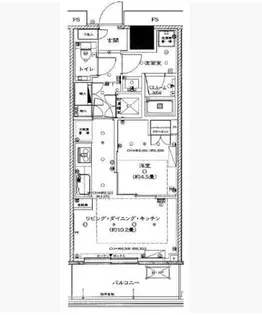 勝どきザ・タワー【24階】の間取り