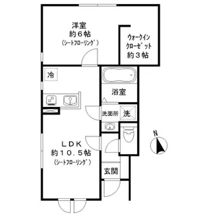 Maison de Ruelle【1階】の間取り